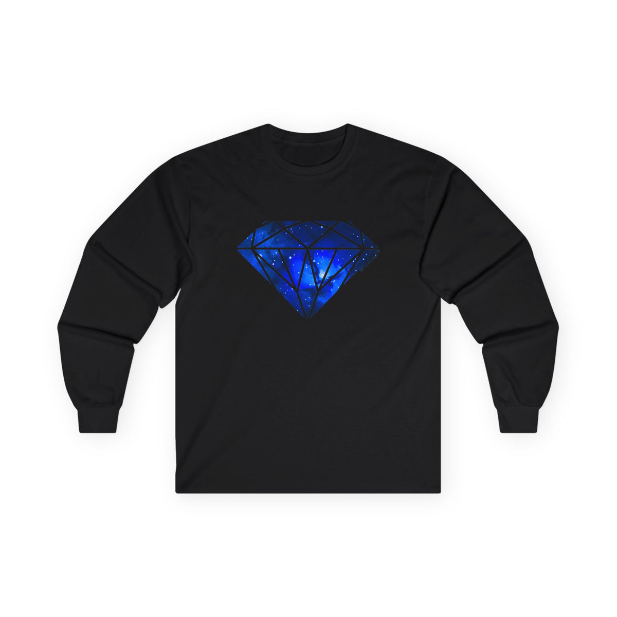 Space Diamond Adult Long Sleeve T-Shirt by TOOLOUD