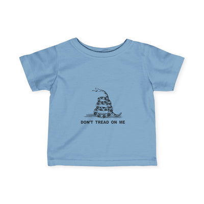 Subdued Don't Tread On Me Gadsden Flag Rattlesnake Infant T-Shirt