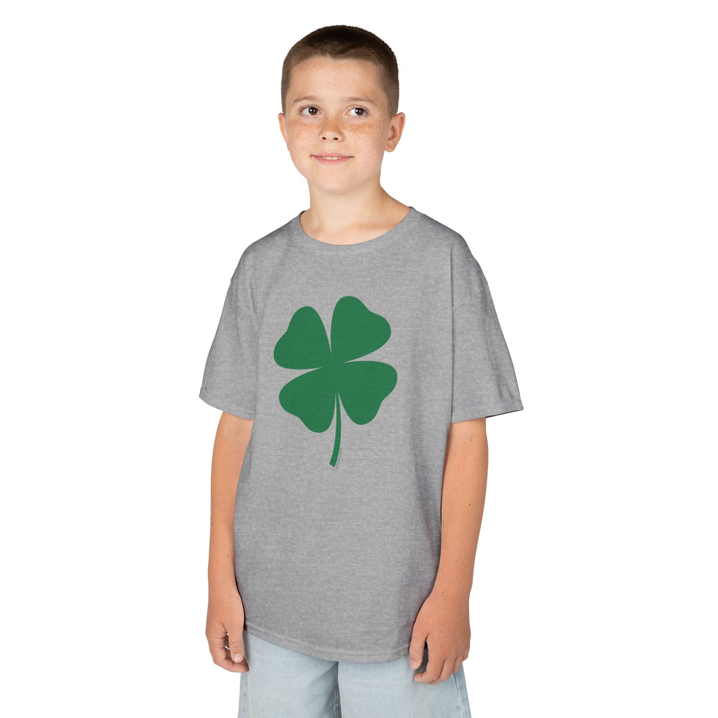 Lucky Four Leaf Clover St. Patrick's Day Children's T-Shirt by TOOLOUD