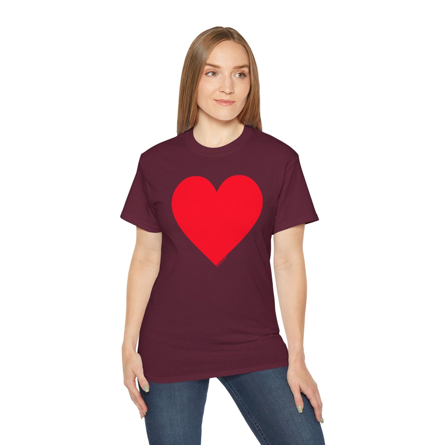 Big Red Heart Valentine's Day Women's T-Shirt by TOOLOUD