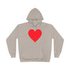 TOOLOUD Big Red Heart Valentine's Day Hoodie Sweatshirt – Romantic & Cozy Gift