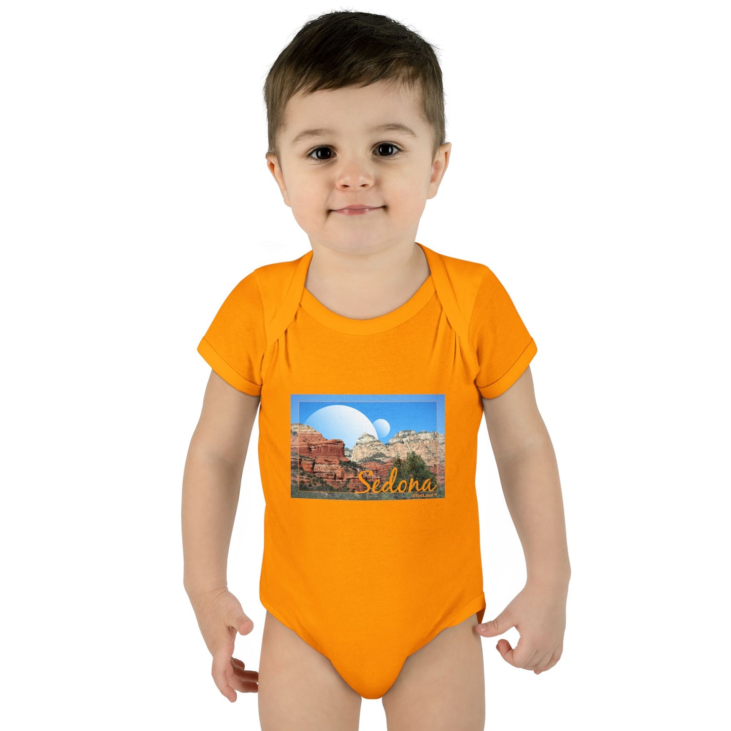 Abstract Sedona Baby Romper Bodysuit by TOOLOUD