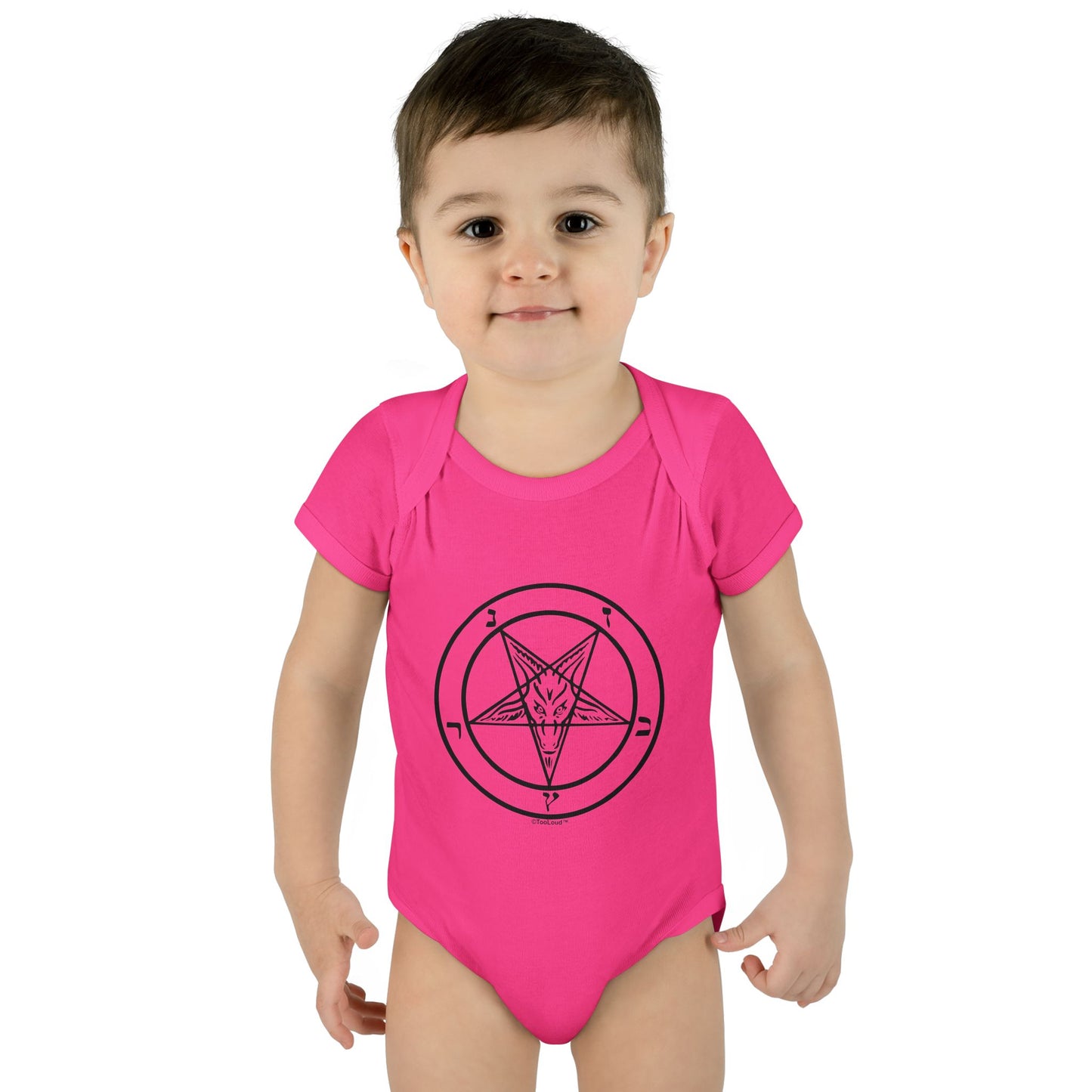 Sigil of Baphomet Baby Romper Bodysuit by TOOLOUD