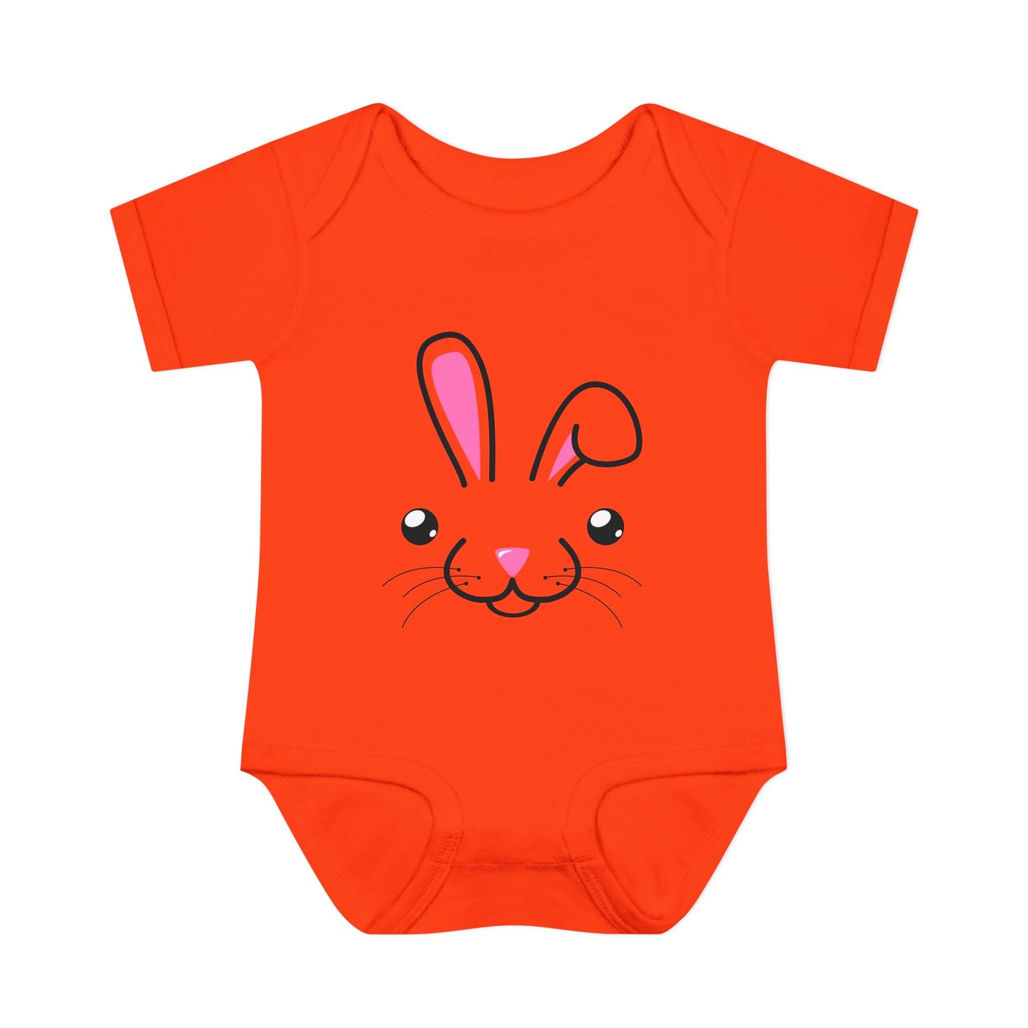Cute Bunny Face Baby Romper Bodysuit by TOOLOUD