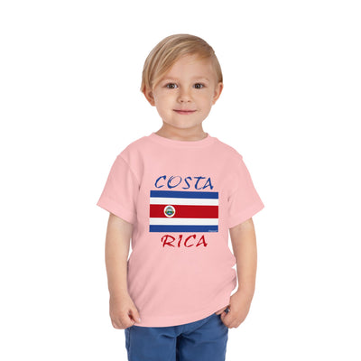 TOOLOUD Costa Rica Flag Toddler T-Shirt