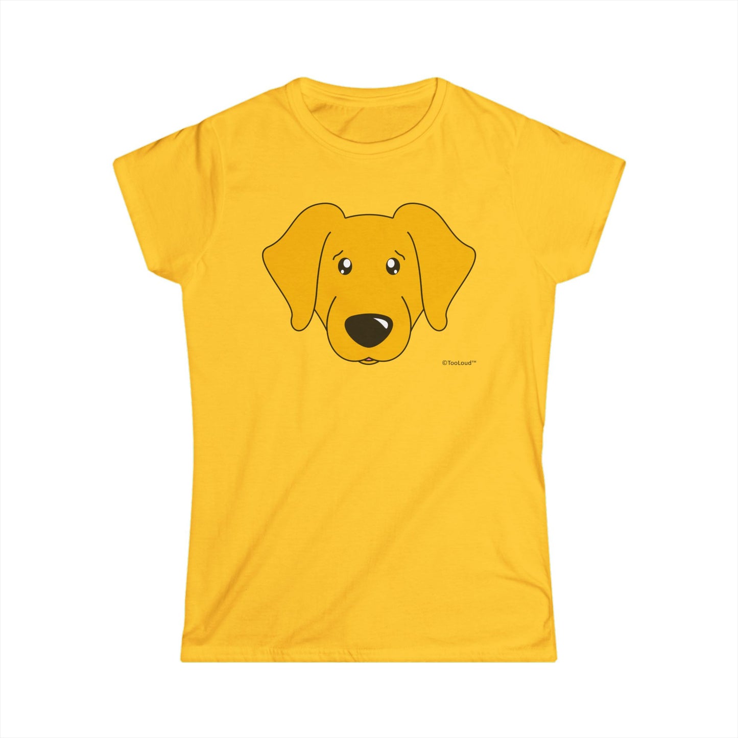Cute Yellow Labrador Retriever Dog Juniors T-Shirt by TOOLOUD