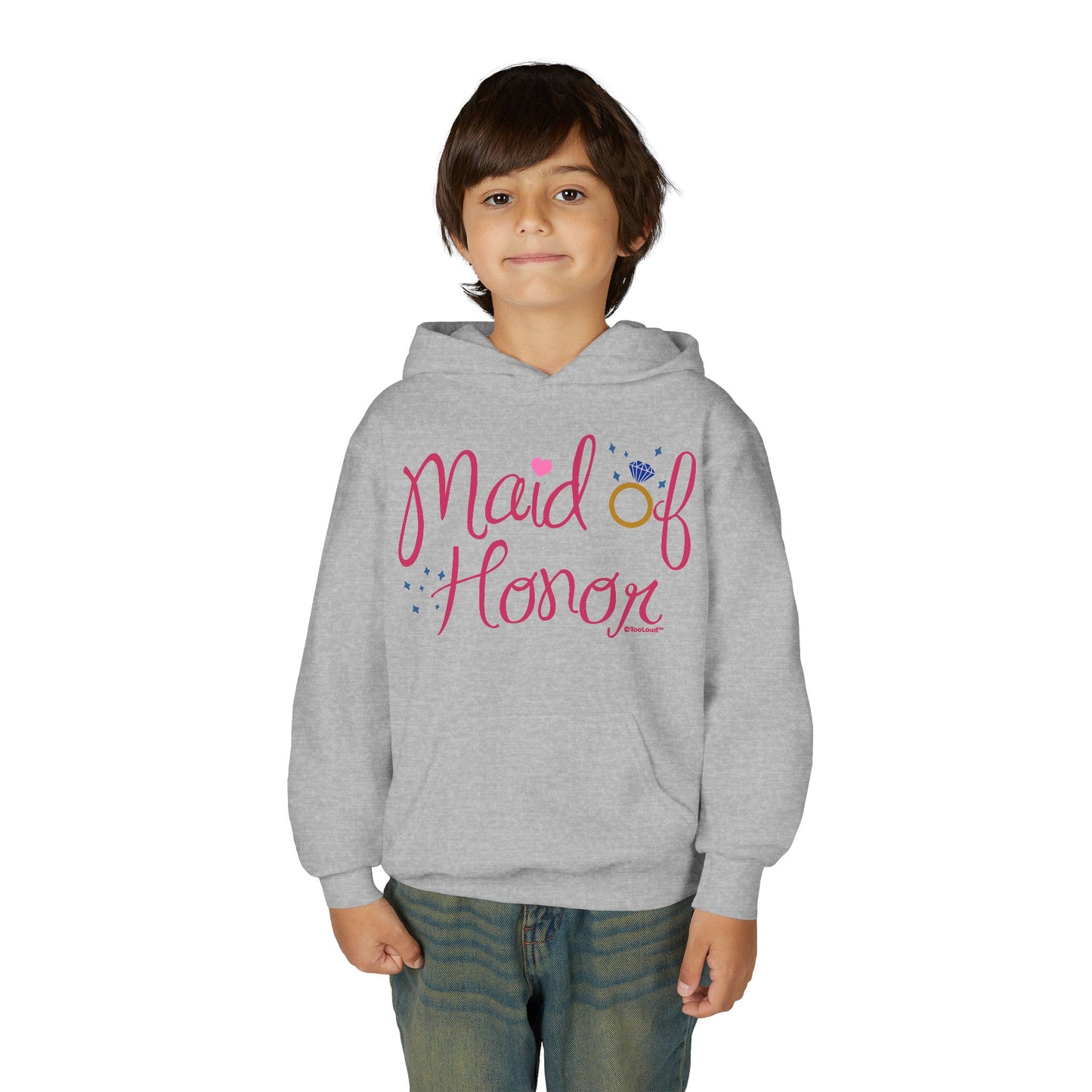 Maid of Honor – Diamond Ring Design – Color Youth Children’s Hoodie by TOOLOUD™