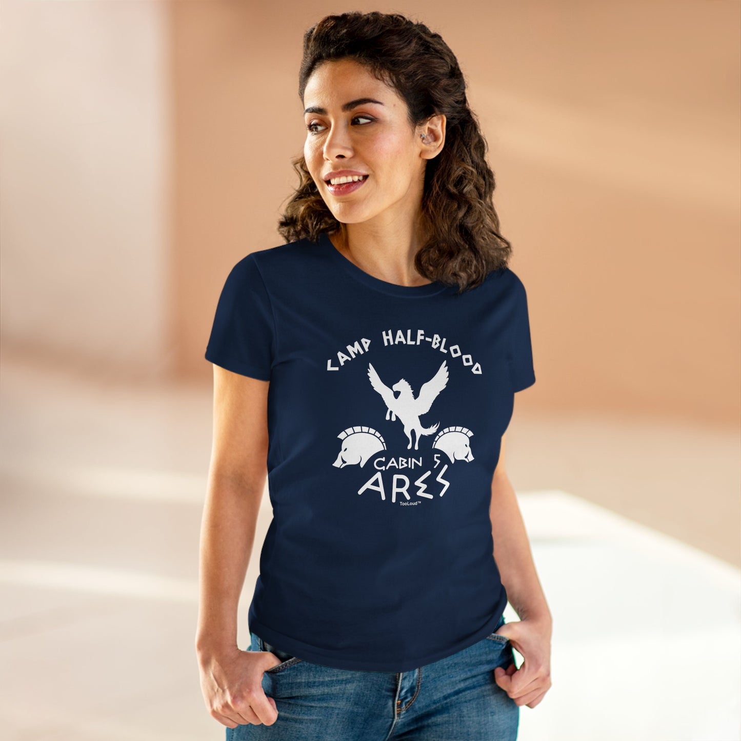 Camp Half Blood Cabin 5 Ares Children’s Dark T-Shirt by TOOLOUD