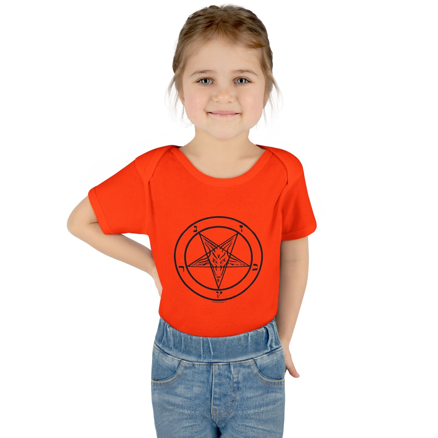 Sigil of Baphomet Baby Romper Bodysuit by TOOLOUD