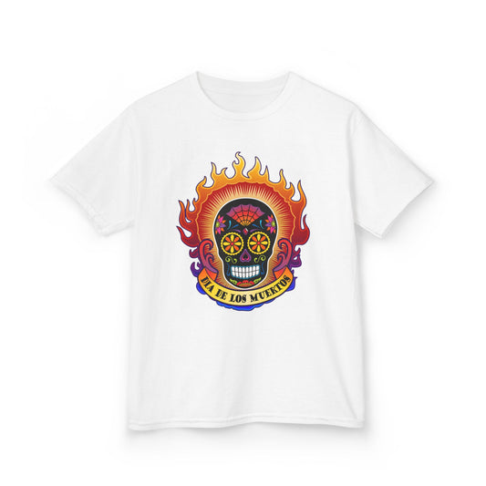 Dia de Los Muertos Sacred Calavera – Day of the Dead Children’s T-Shirt by TOOLOUD