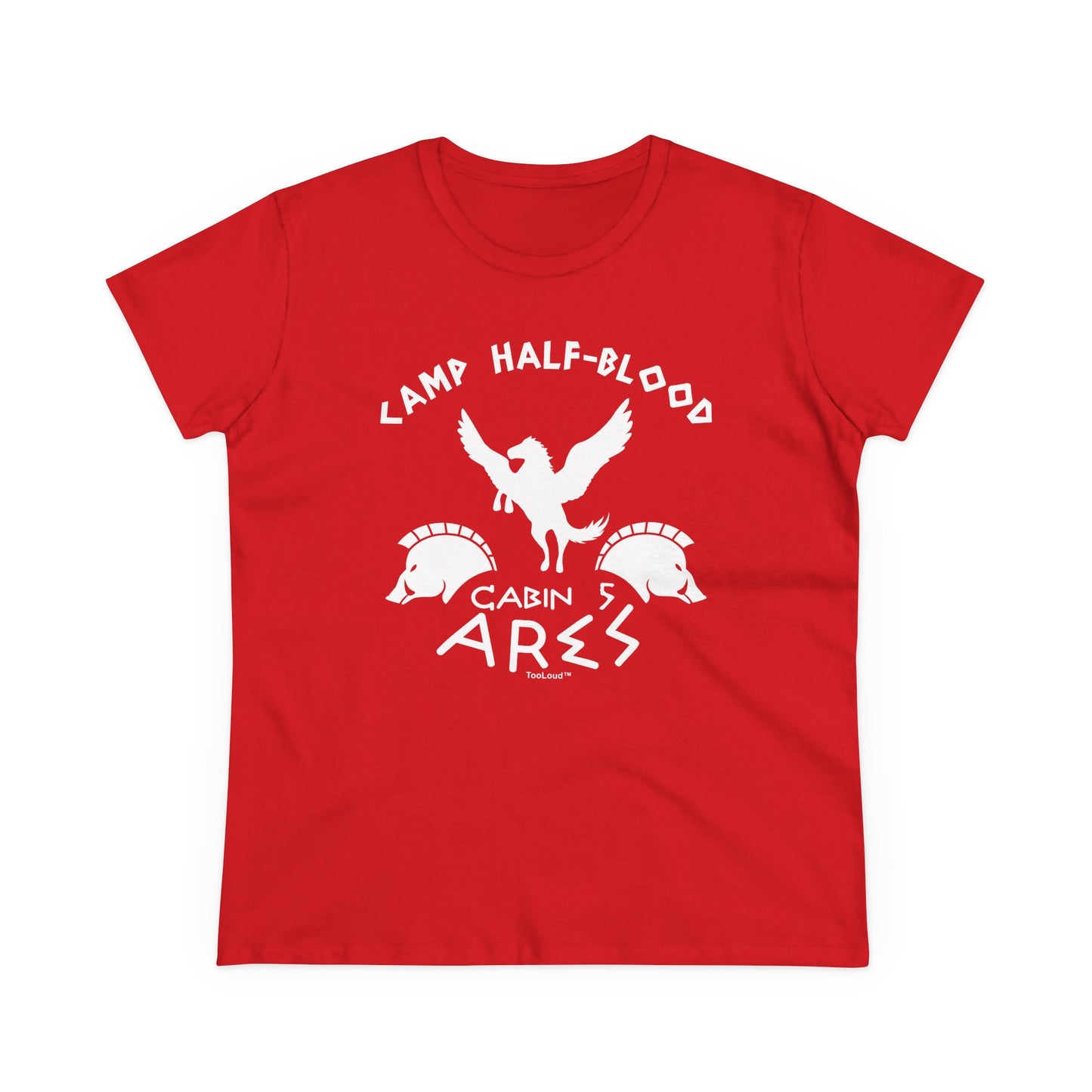 Camp Half Blood Cabin 5 Ares Children’s Dark T-Shirt by TOOLOUD