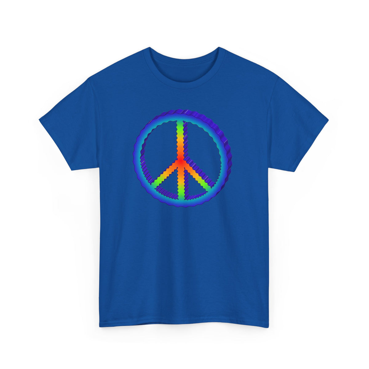 Rainbow Peace Adult Dark T-Shirt by TOOLOUD