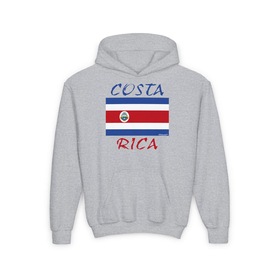 TooLoud Costa Rica Flag Youth Children's Hoodie