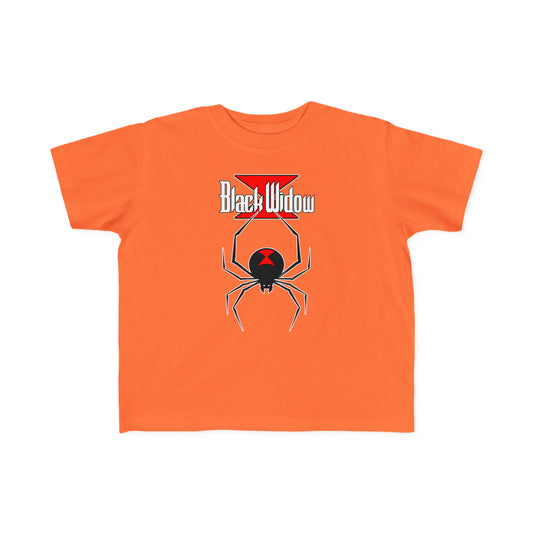 Black Widow Spider Design - Logo Toddler T-Shirt By TOOLOUD