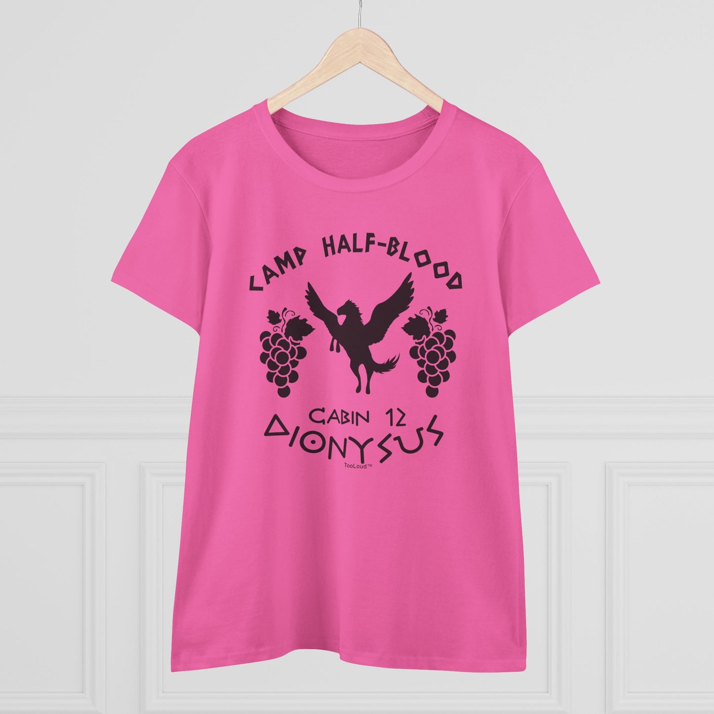 Camp Half Blood Cabin 12 Dionysus Womens T-Shirt by TOOLOUD