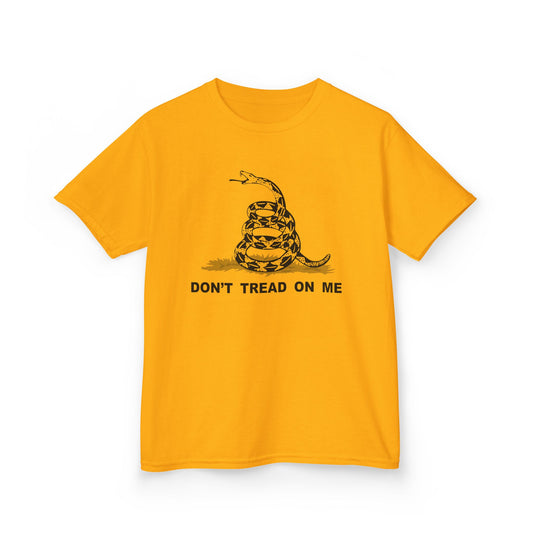 Subdued Don't Tread On Me Gadsden Flag Rattlesnake Childrens T-Shirt
