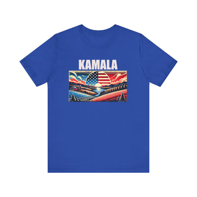 Kamala 2024 T-Shirt - Patriotic Print Landscape Sunset, Harris