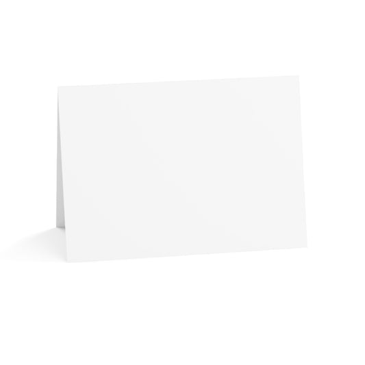 Chakra Flower of Life on White – 10 Pack of 5x7 Top Fold Blank Greeting Cards by TOOLOUD