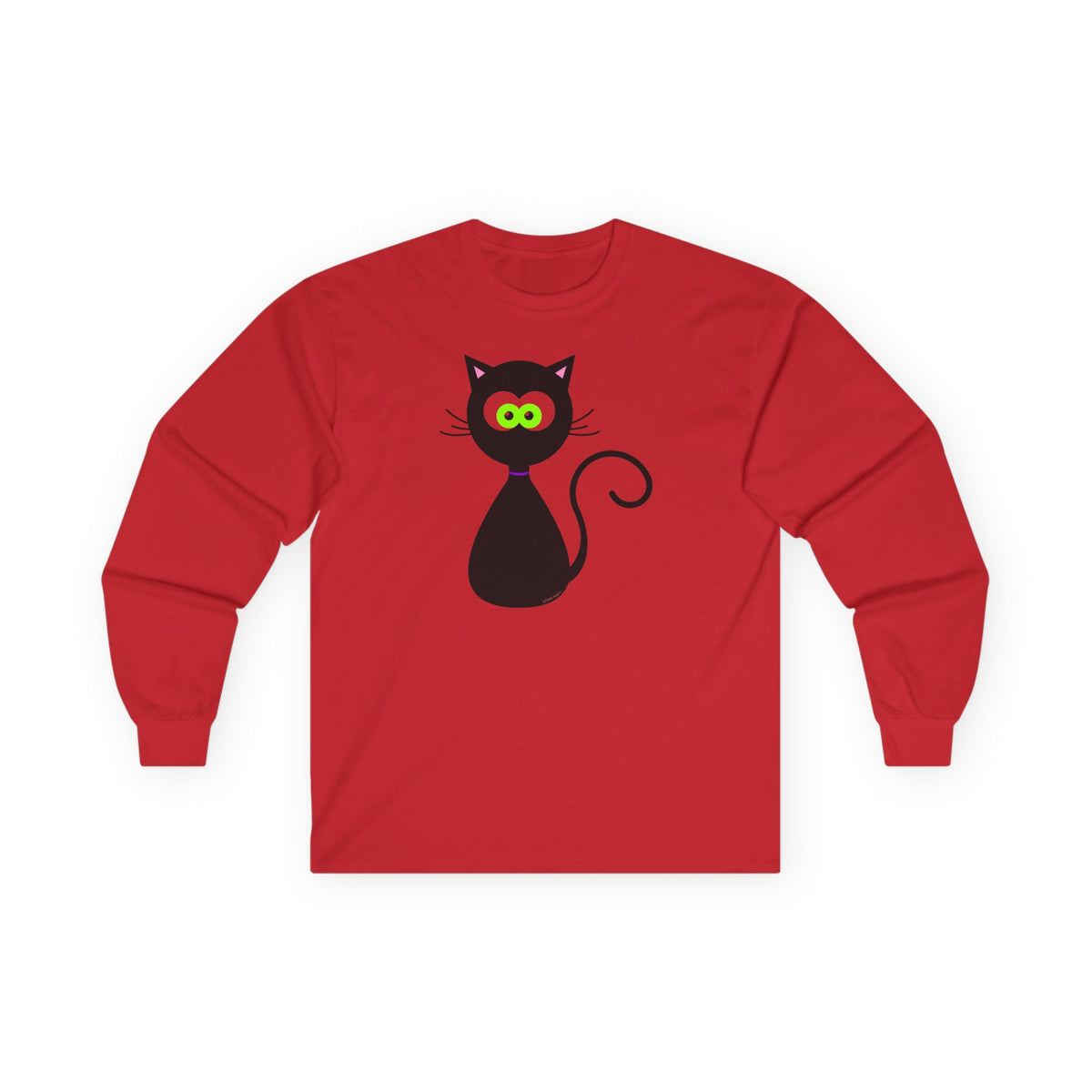 Cat Halloween Adult Long Sleeve Shirt by TOOLOUD