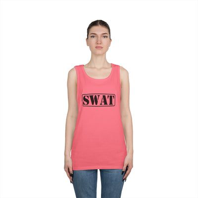 TOOLOUD SWAT Team Logo - Text #2 Unisex Tank Top Heavy Cotton