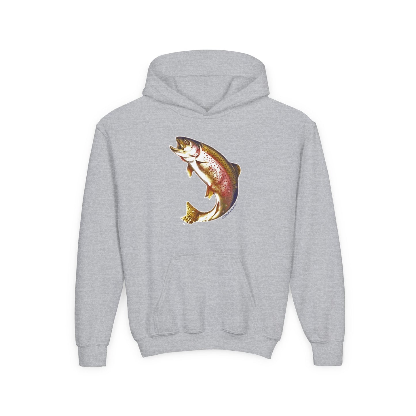 Rainbow Trout Youth Children’s Hoodie Sweatshirt by TOOLOUD