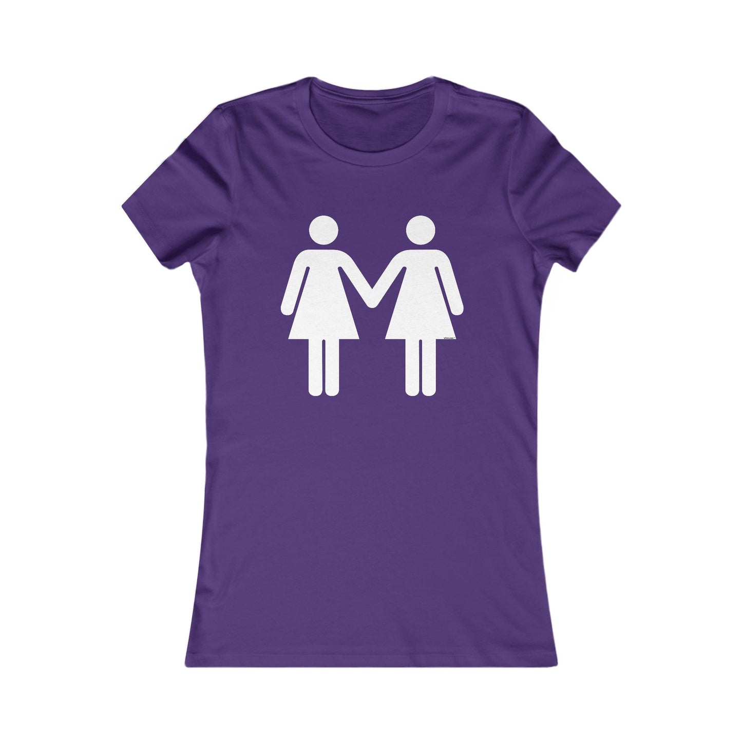Lesbian Women Holding Hands LGBT Juniors Crew Dark T-Shirt by TOOLOUD