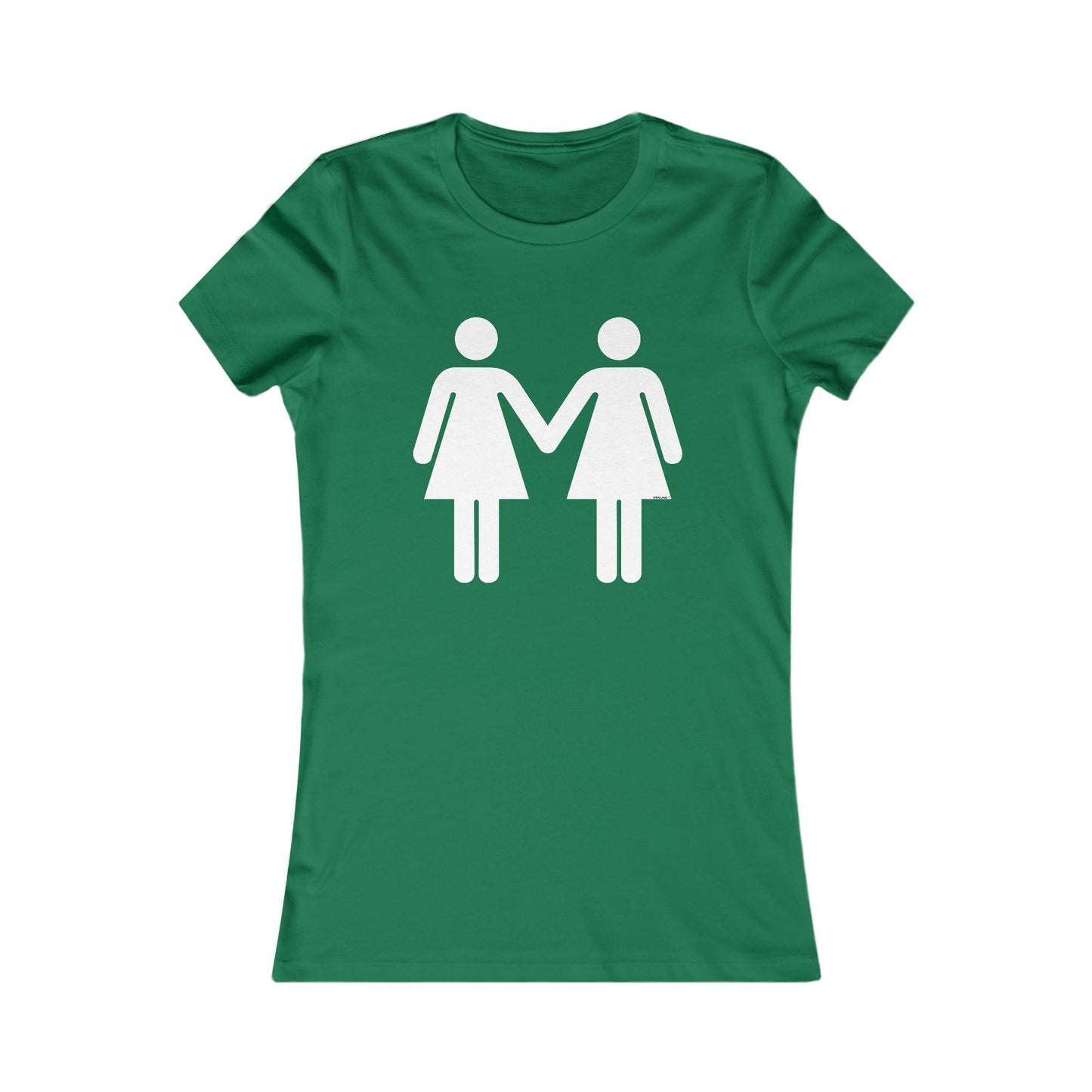 Lesbian Women Holding Hands LGBT Juniors Crew Dark T-Shirt by TOOLOUD