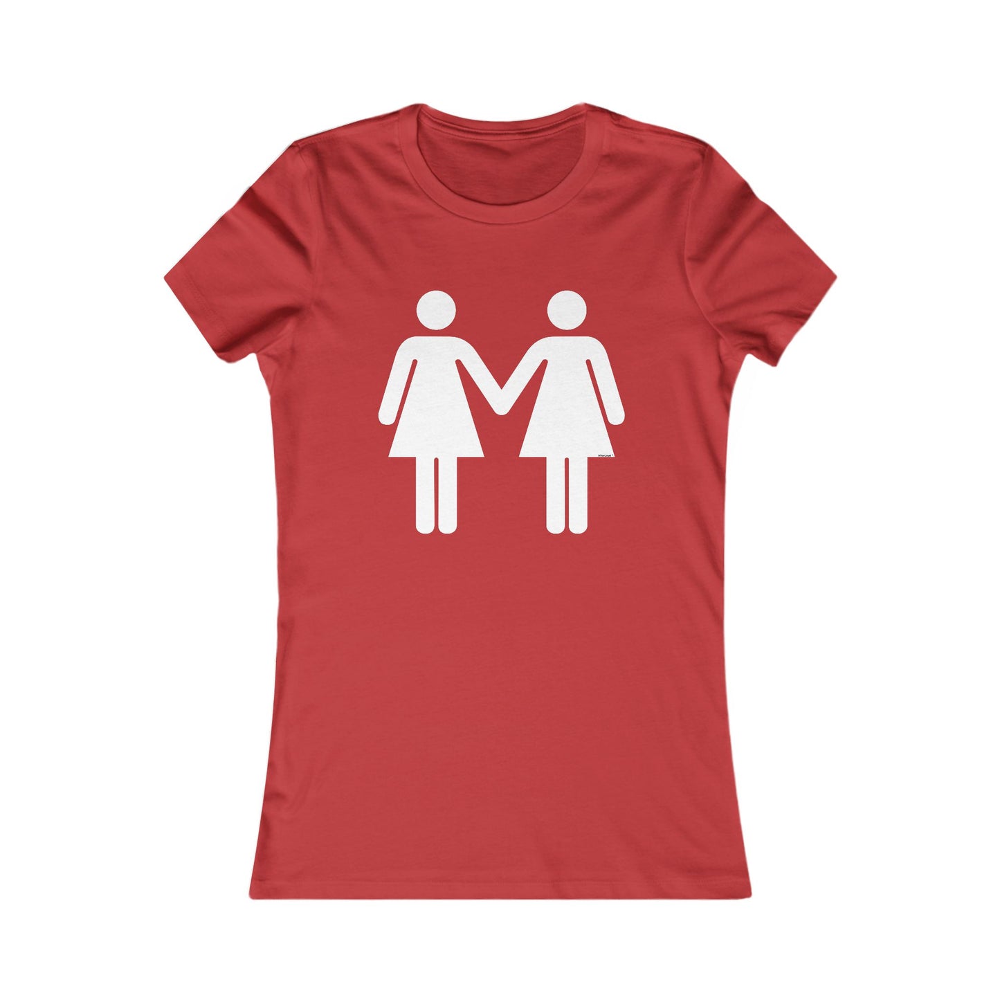 Lesbian Women Holding Hands LGBT Juniors Crew Dark T-Shirt by TOOLOUD