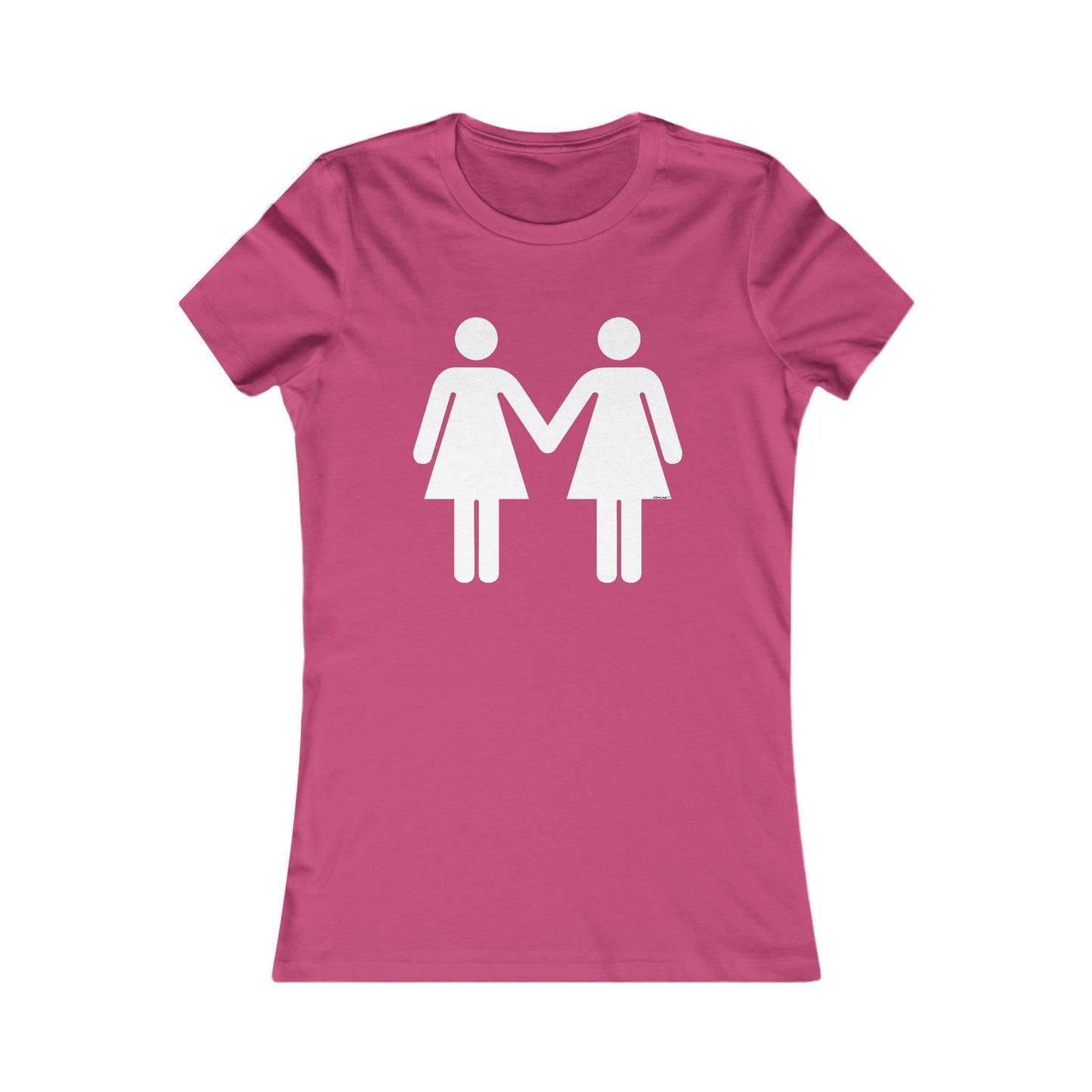 Lesbian Women Holding Hands LGBT Juniors Crew Dark T-Shirt by TOOLOUD