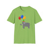 Cute Elephant with Balloons Unisex Adult T-Shirt by TOOLOUD