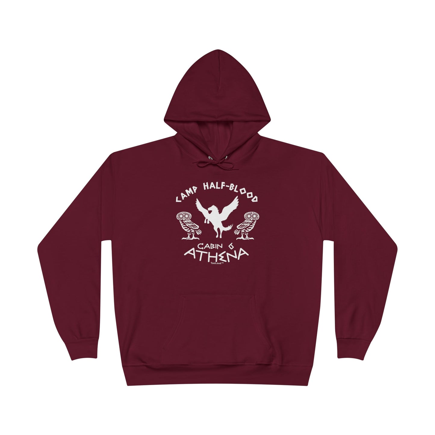 TOOLOUD Camp Half-Blood Cabin 6 Athena Dark Hoodie Sweatshirt