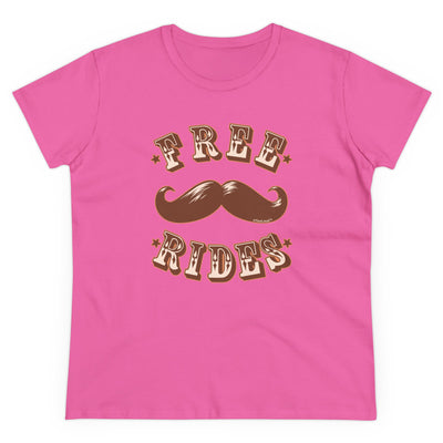 Free Mustache Rides Women's T-Shirt by TOOLOUD