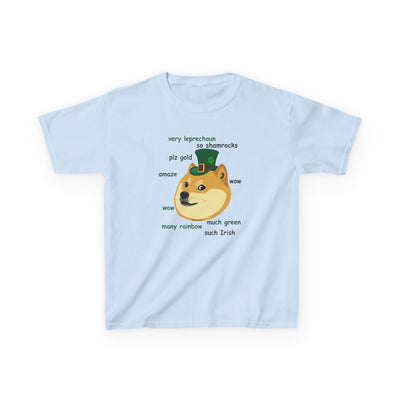 TooLoud St. Patrick's Day Leprechaun Doge Children's T-Shirt