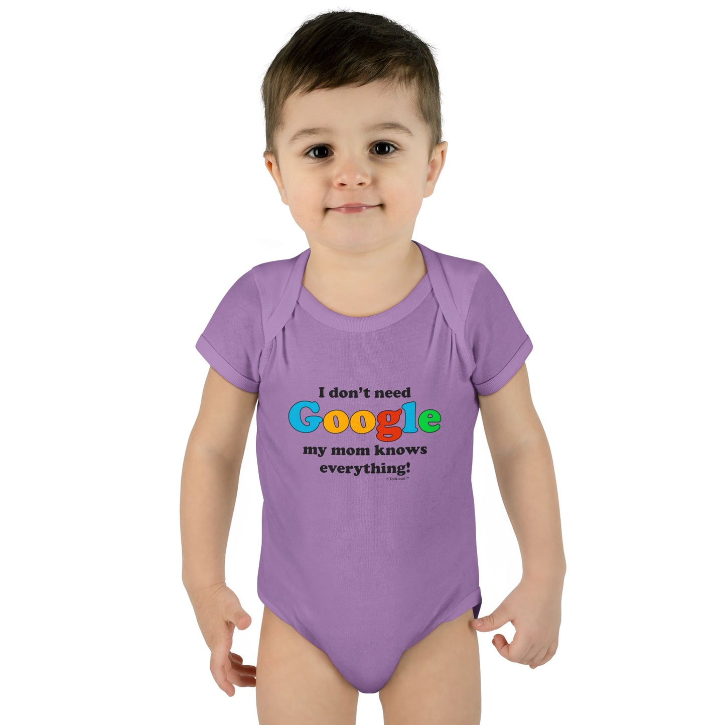 I Don't Need Google - Mom Baby Romper Bodysuit by TOOLOUD