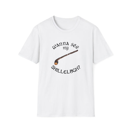 Wanna See My Shillelagh Adult Unisex T-Shirt by TOOLOUD
