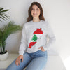 TooLoud Lebanon Flag Silhouette Unisex Sweatshirt