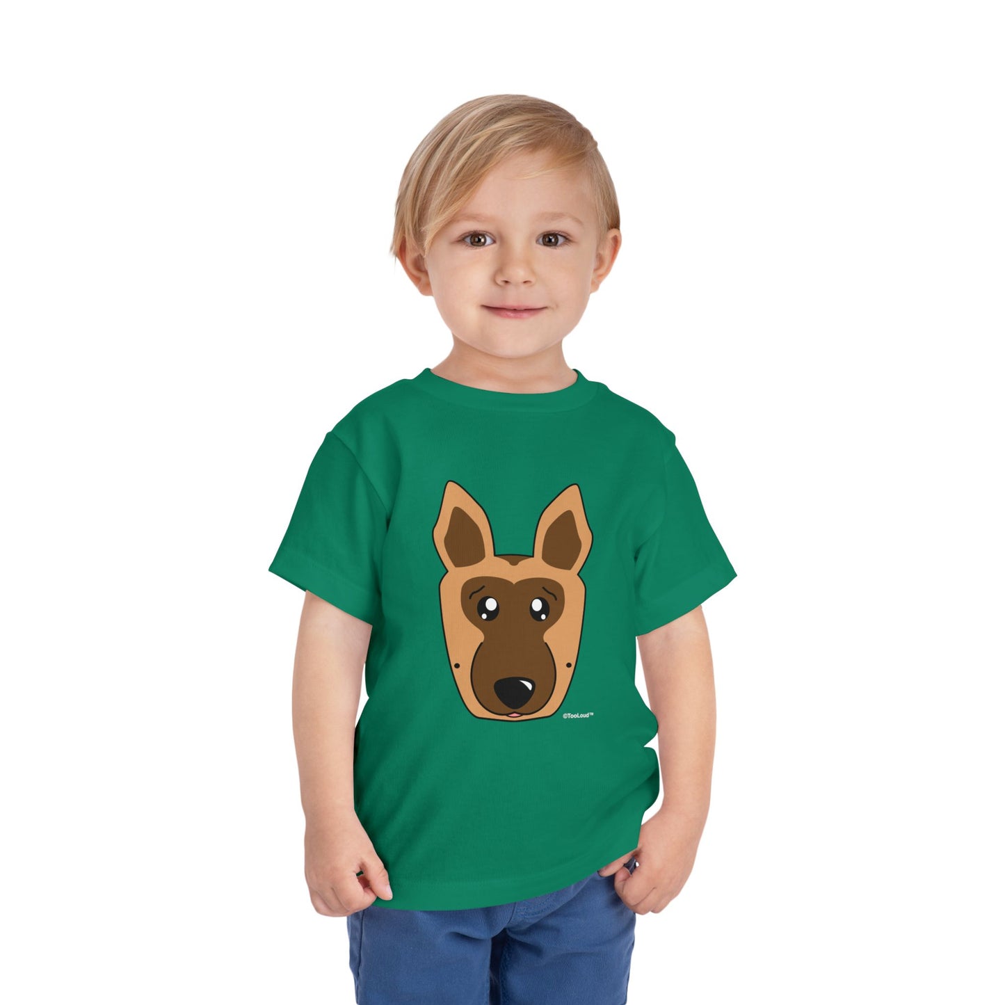 Cute German Shepherd Dog Toddler T-Shirt by TOOLOUD