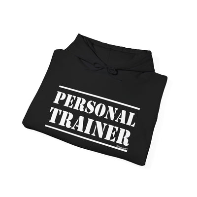 Personal Trainer Military Style Text Dark Hoodie Sweatshirt by TooLoud