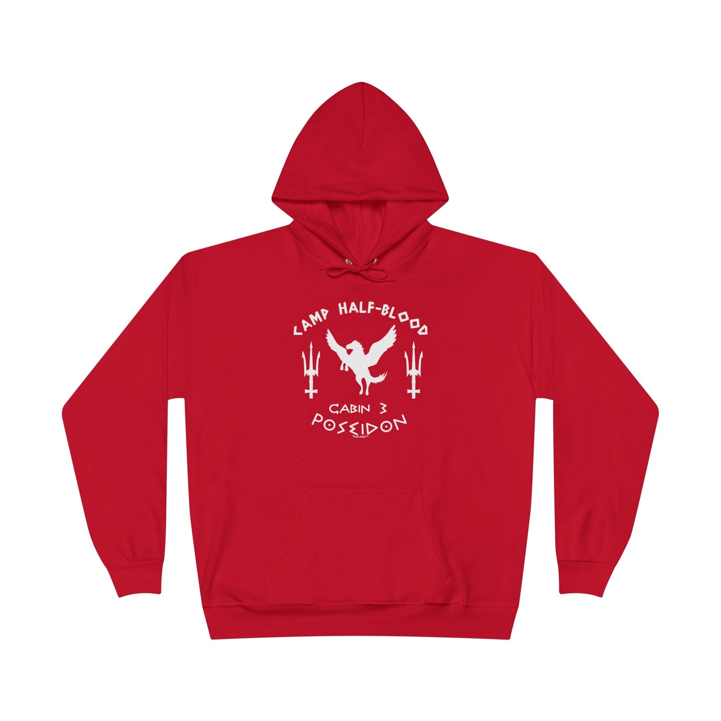 Cabin 3 Poseidon Camp Half Blood Dark Adult Hoodie Sweatshirt by TOOLOUD