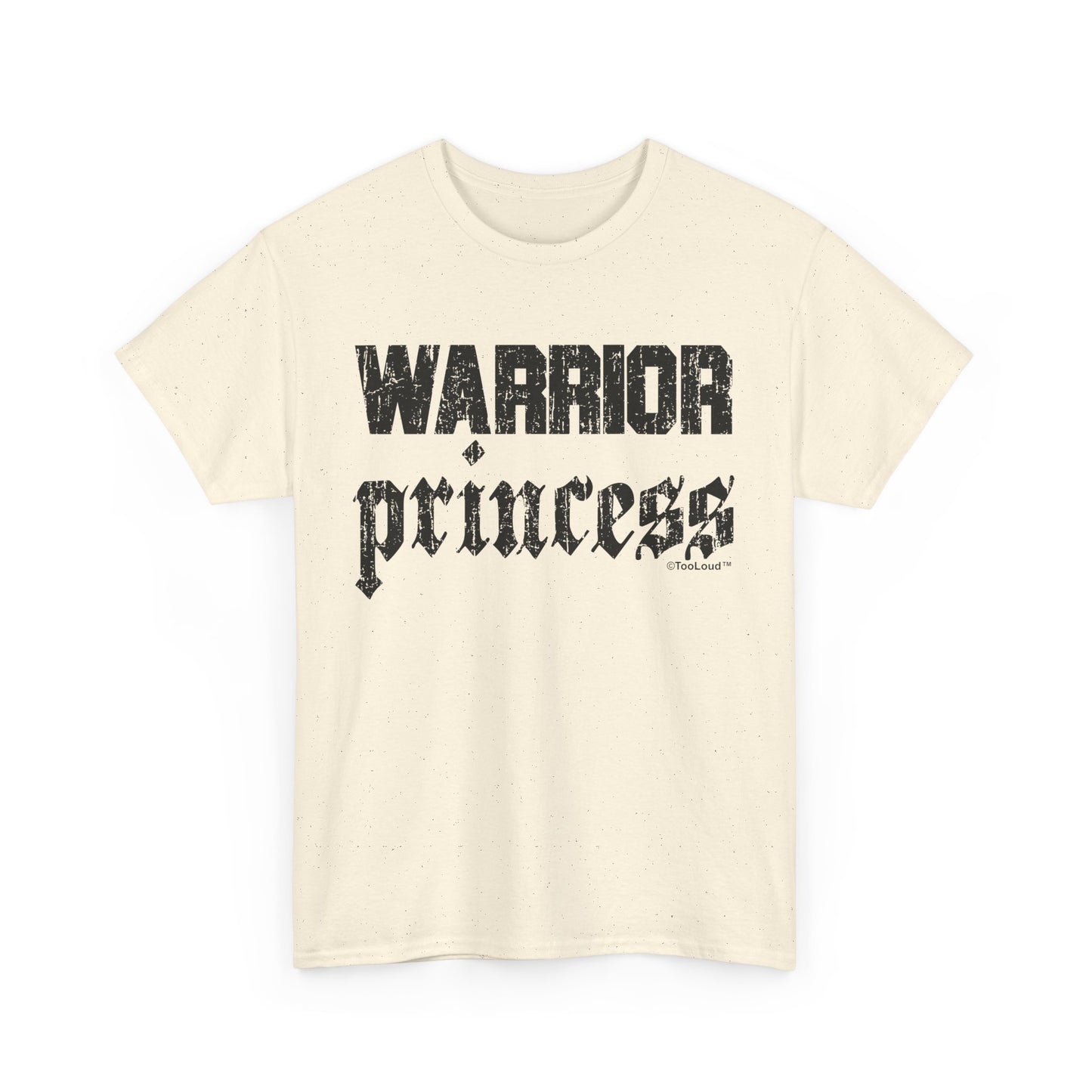TooLoud Warrior Princess Script Women’s T-Shirt