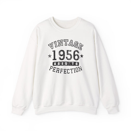 1956 – Vintage Birth Year Adult Sweatshirt by TOOLOUD
