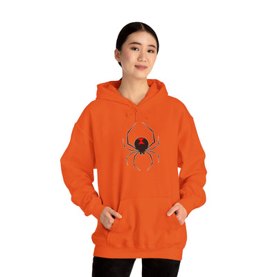 TooLoud Black Widow Spider Design Unisex Hoodie Sweatshirt