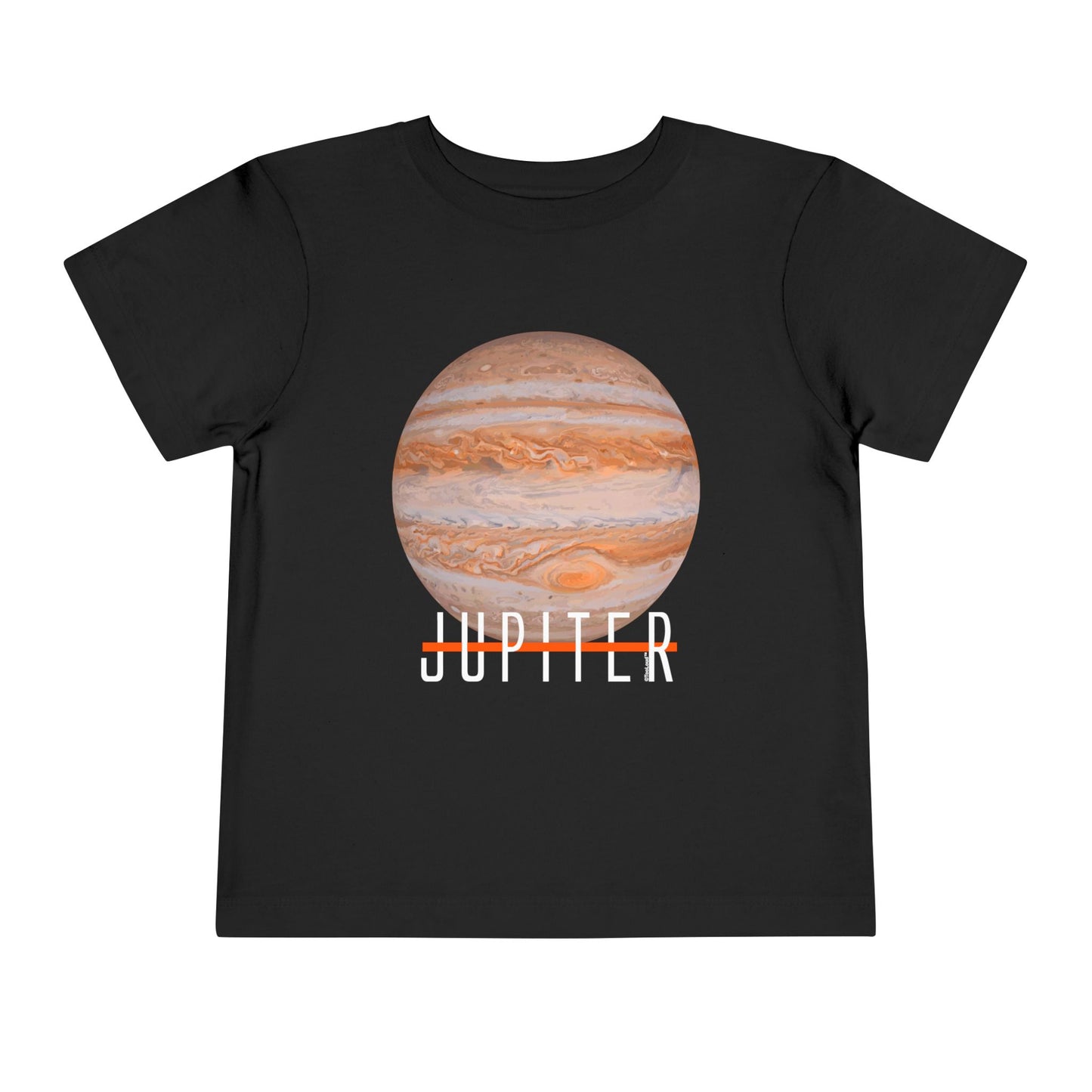 Planet Jupiter Text Toddler T-Shirt – Dark – by TOOLOUD