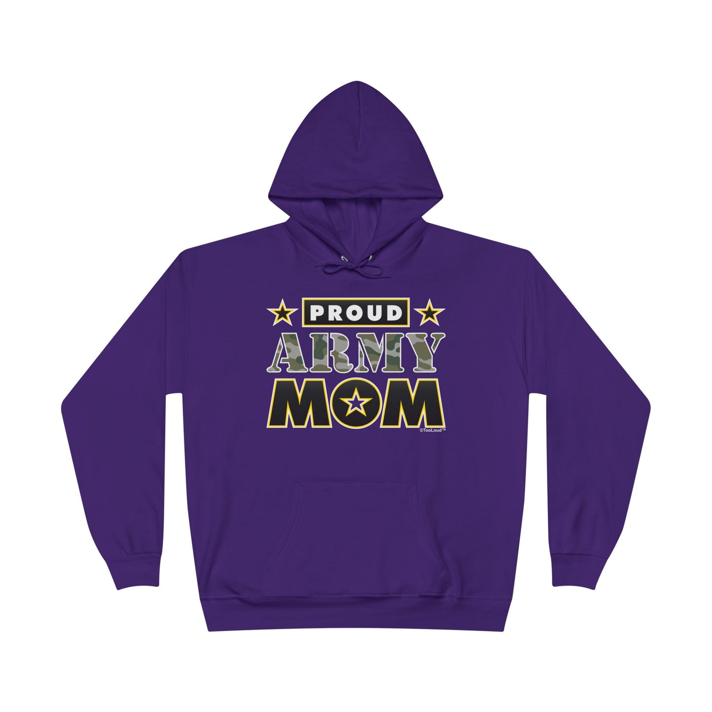 Proud Army Mom Dark Sweatshirt Hoodie by TOOLOUD™