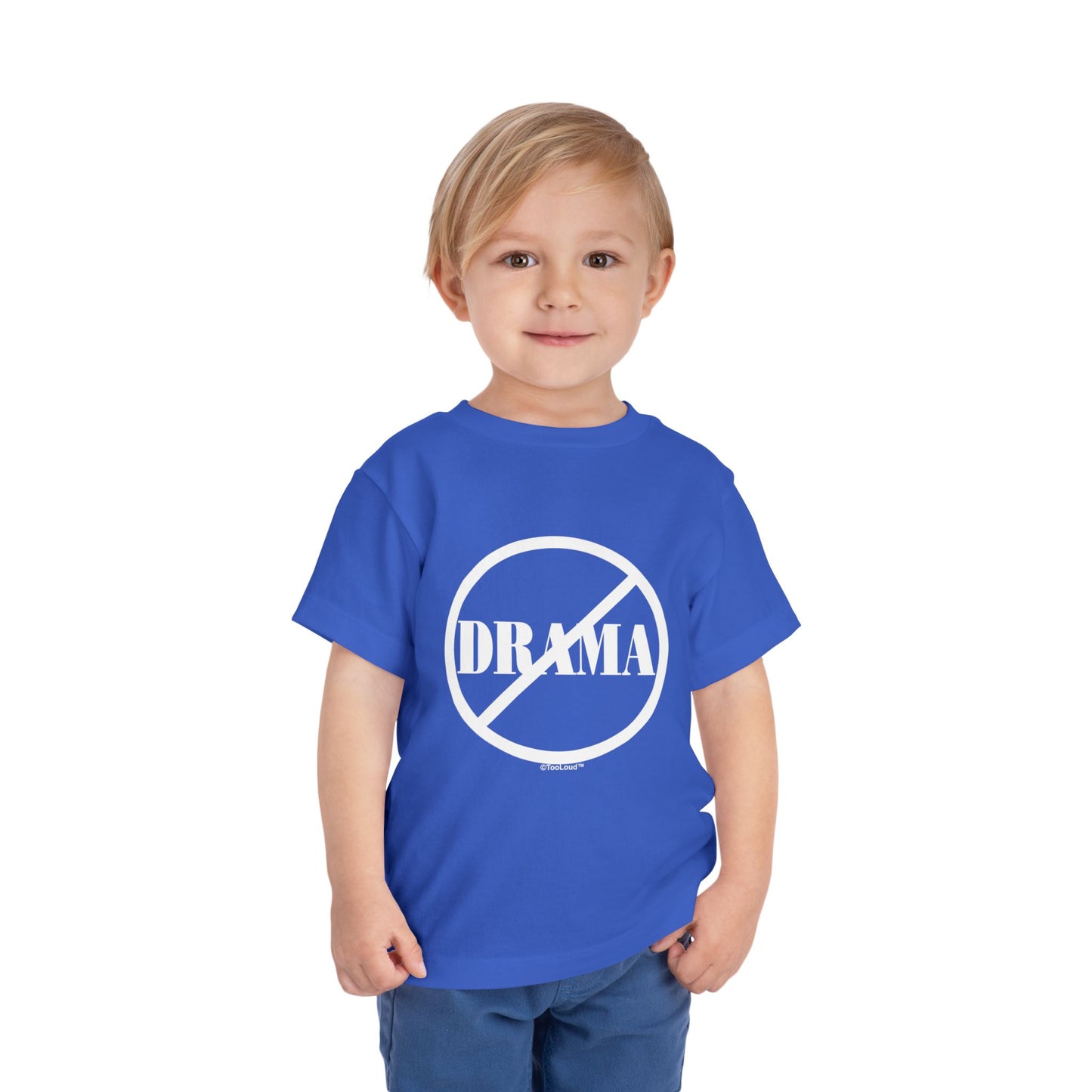 No Drama Allowed Toddler T-Shirt Dark by TOOLOUD