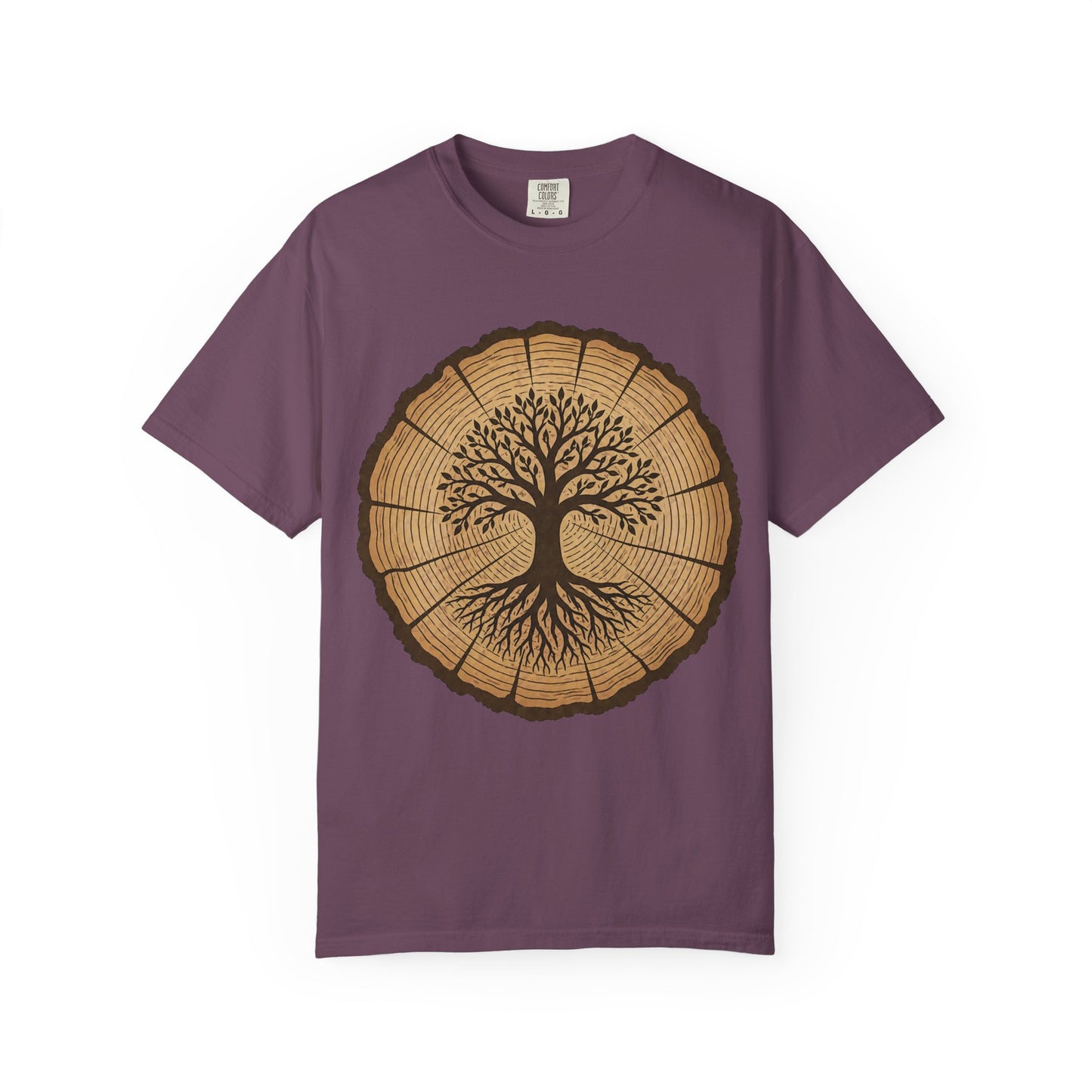 Tree Stump of Life – Unisex Garment-Dyed Adult T-Shirt