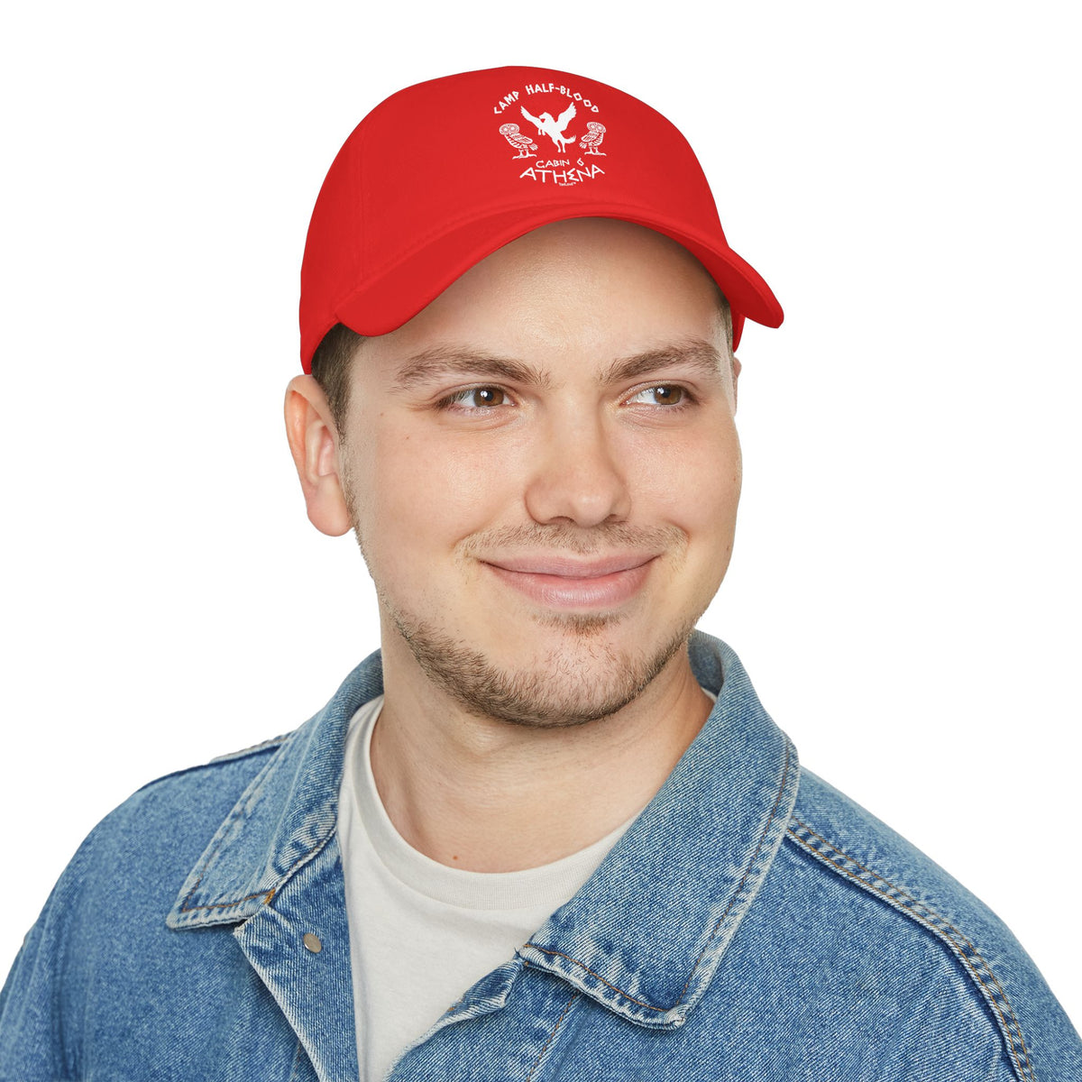 Camp Half-Blood Cabin 6 Athena Adult Dark Baseball Cap Hat by TOOLOUD