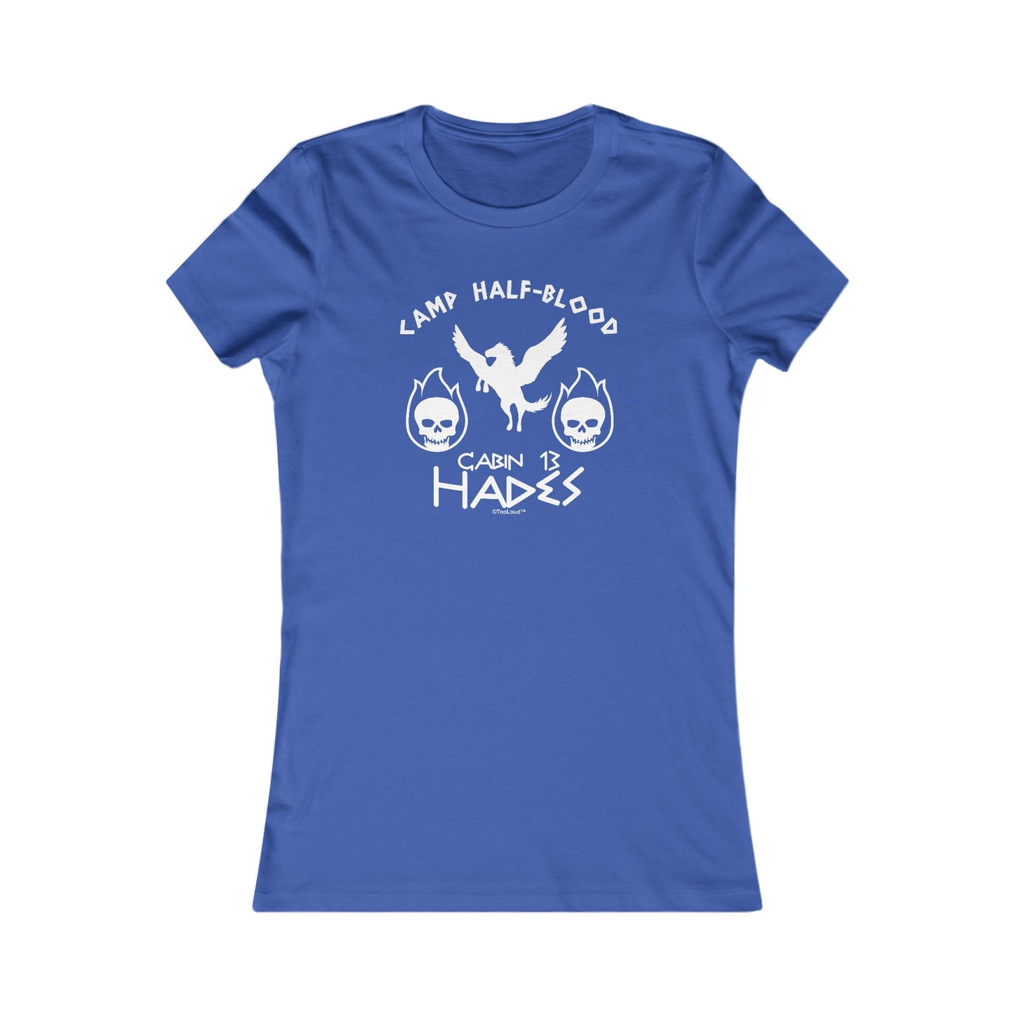 Cabin 13 Hades Camp Half-Blood Juniors Crew Dark T-Shirt by TOOLOUD