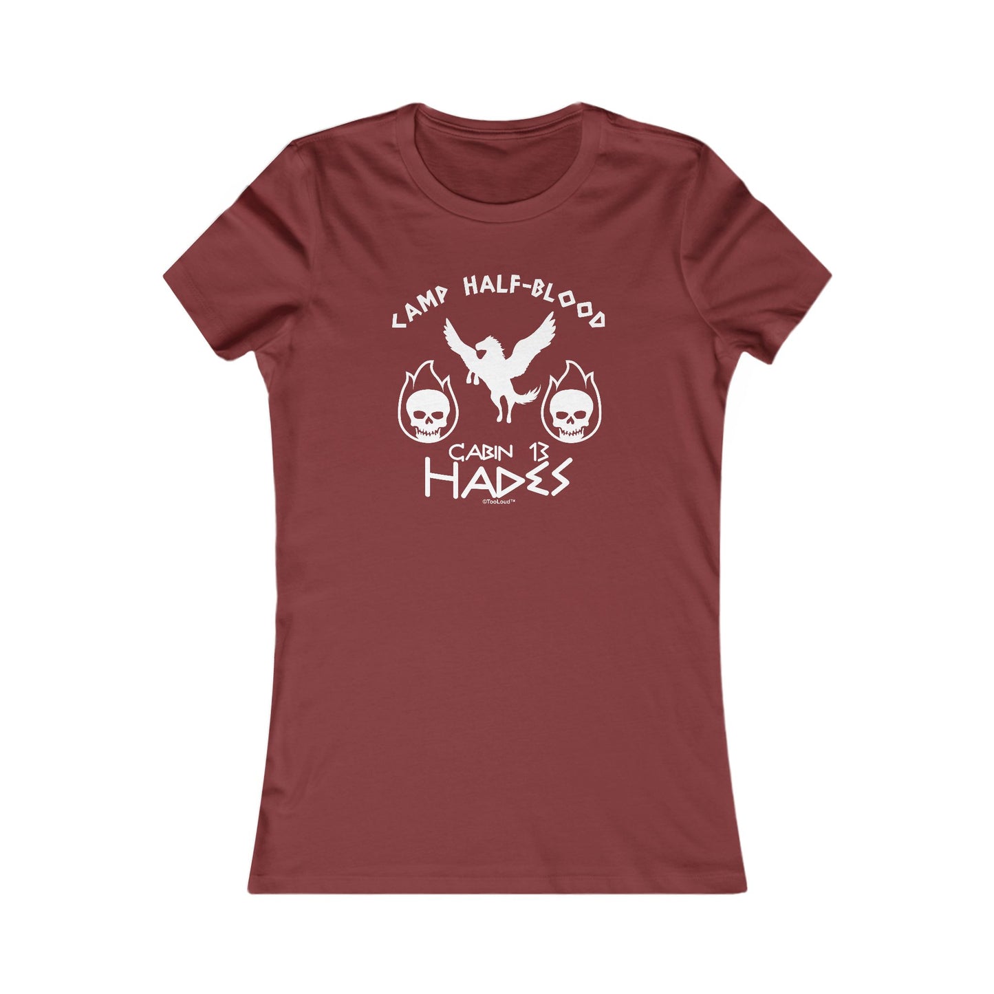 Cabin 13 Hades Camp Half-Blood Juniors Crew Dark T-Shirt by TOOLOUD