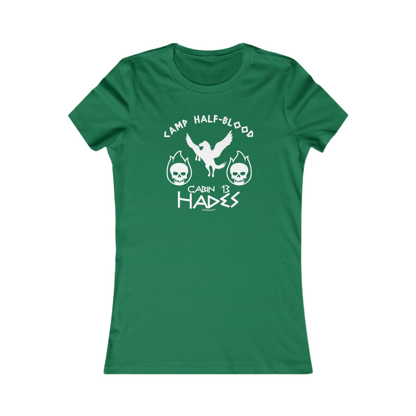 Cabin 13 Hades Camp Half-Blood Juniors Crew Dark T-Shirt by TOOLOUD